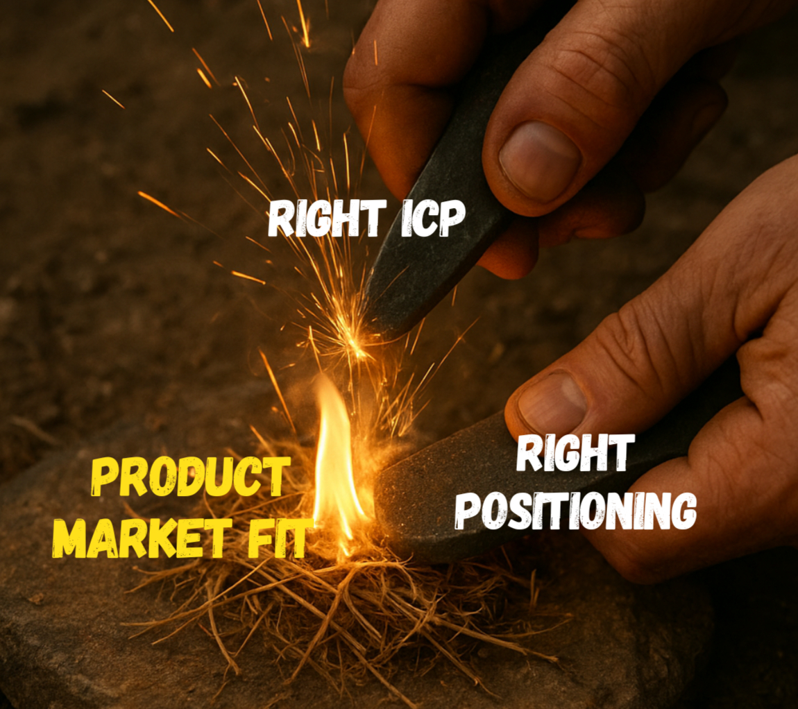 PMF Formula: Right ICP + Right Positioning = Product Market Fit